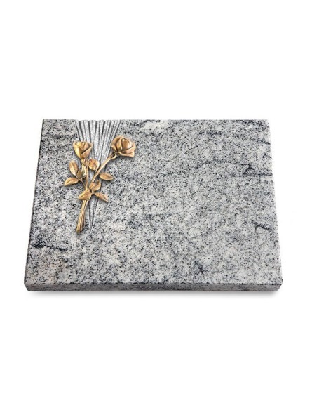 Grabtafel Viskont White Delta Rose 10 (Bronze)