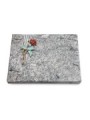 Grabtafel Viskont White Delta Rose 2 (Color)