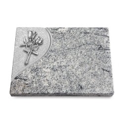 Grabtafel Viskont White Folio Rose 11 (Alu)