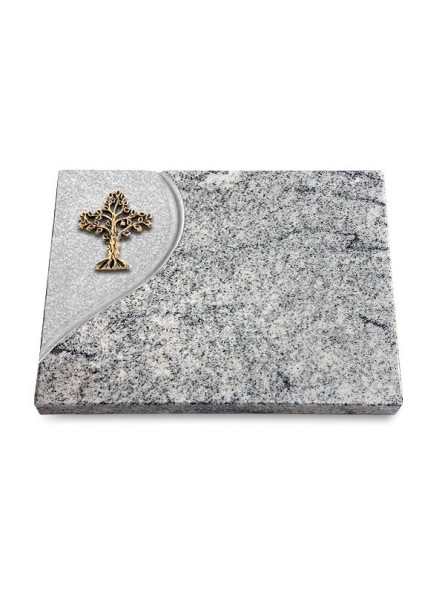 Grabtafel Viskont White Folio Baum 2 (Bronze)