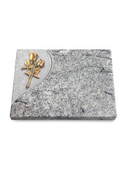 Grabtafel Viskont White Folio Rose 11 (Bronze)