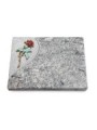 Grabtafel Viskont White Folio Rose 2 (Color)
