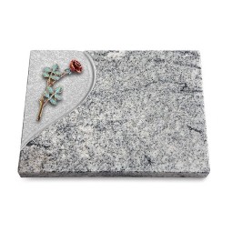 Grabtafel Viskont White Folio Rose 4 (Color)