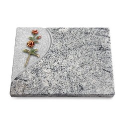 Grabtafel Viskont White Folio Rose 6 (Color)