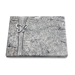 Grabtafel Viskont White Strikt Papillon (Alu)