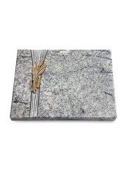 Grabtafel Viskont White Strikt Ähren 1 (Bronze)