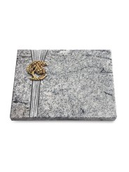 Grabtafel Viskont White Strikt Baum 1 (Bronze)