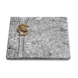 Grabtafel Viskont White Strikt Baum 1 (Bronze)