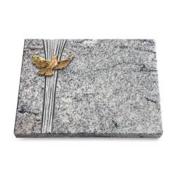 Grabtafel Viskont White Strikt Taube (Bronze)