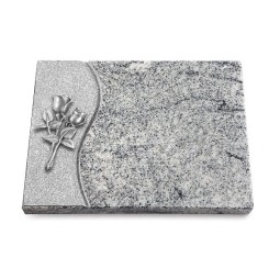 Grabtafel Viskont White Wave Rose 11 (Alu)