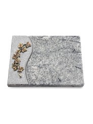 Grabtafel Viskont White Wave Efeu (Bronze)