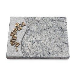 Grabtafel Viskont White Wave Efeu (Bronze)