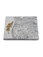 Grabtafel Viskont White Wave Rose 5 (Bronze)