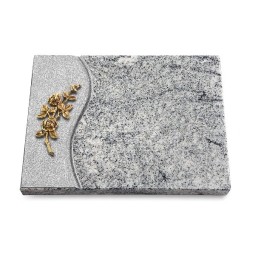 Grabtafel Viskont White Wave Rose 5 (Bronze)