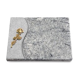 Grabtafel Viskont White Wave Rose 7 (Bronze)