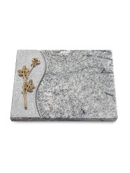 Grabtafel Viskont White Wave Rose 9 (Bronze)