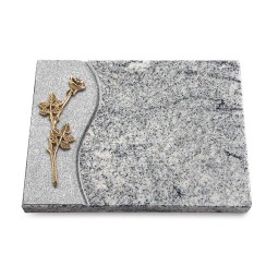 Grabtafel Viskont White Wave Rose 9 (Bronze)