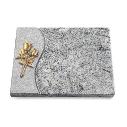 Grabtafel Viskont White Wave Rose 11 (Bronze)