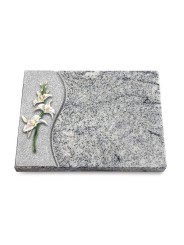 Grabtafel Viskont White Wave Orchidee (Color)