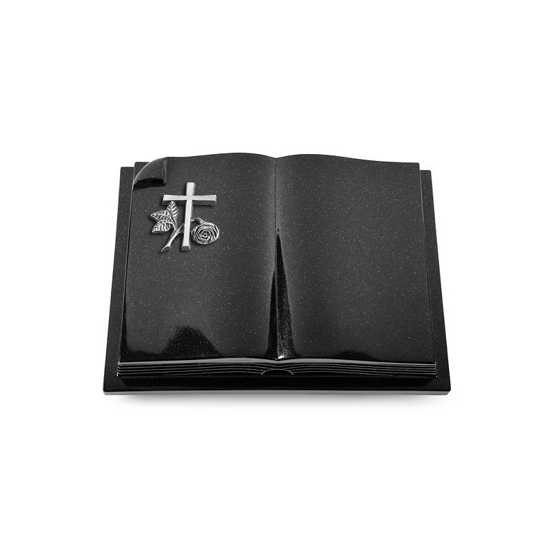 Grabbuch Livre Auris/Indisch-Black Kreuz 1 (Alu)