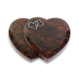 Grabkissen Amoureux/Aruba Herzen (Alu) 50x40