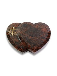 Grabkissen Amoureux/Aruba Kreuz 1 (Bronze) 50x40