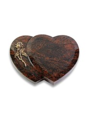 Grabkissen Amoureux/Aruba Rose 2 (Bronze) 50x40