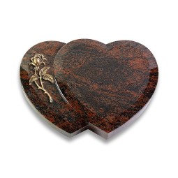 Grabkissen Amoureux/Aruba Rose 2 (Bronze) 50x40