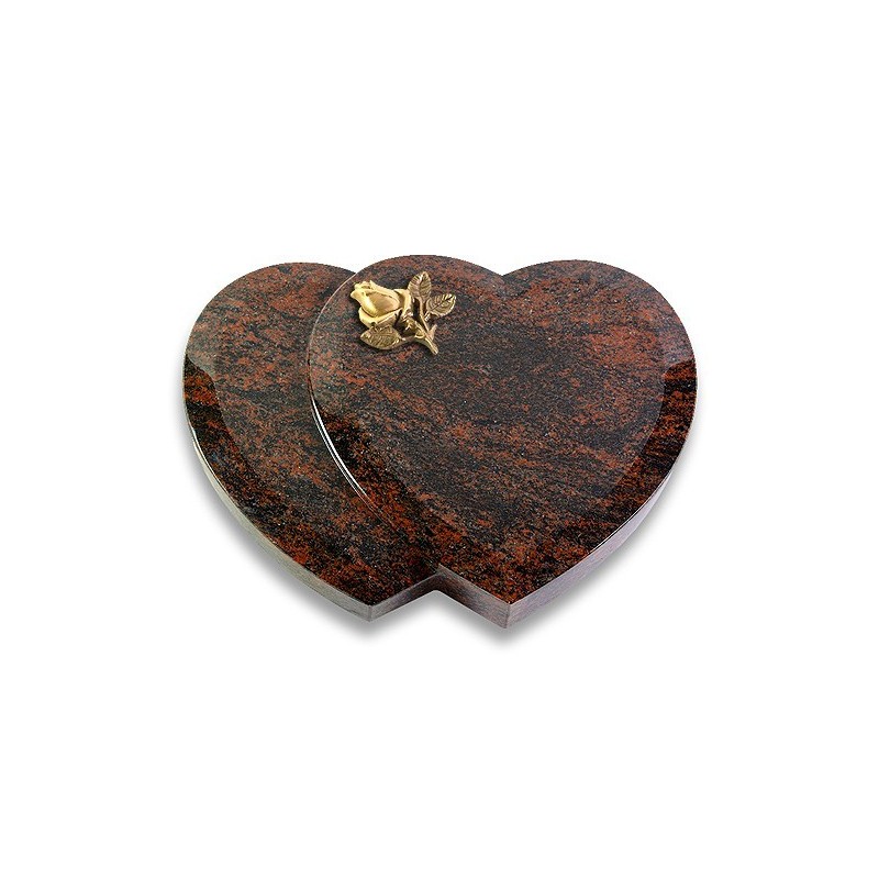Grabkissen Amoureux/Aruba Rose 3 (Bronze) 50x40