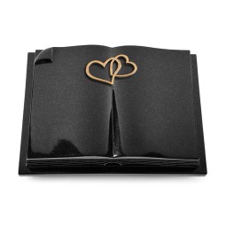 Grabbuch Livre Auris/Indisch-Black Herzen (Bronze)