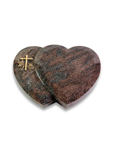 Grabkissen Amoureux/Paradiso Kreuz 1 (Bronze) 50x40