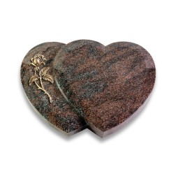 Grabkissen Amoureux/Paradiso Rose 2 (Bronze) 50x40