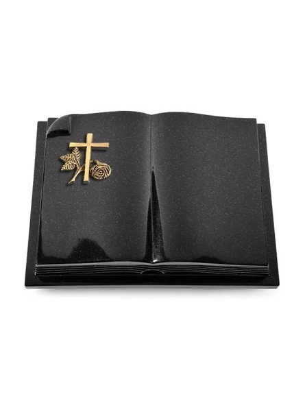 Grabbuch Livre Auris/Indisch-Black Kreuz 1 (Bronze)