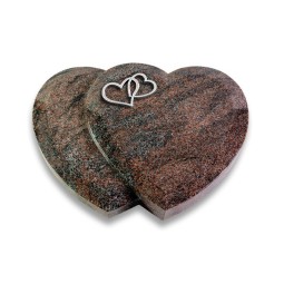 Grabkissen Amoureux/Paradiso Herzen (Alu) 50x40