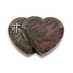 Grabkissen Amoureux/Paradiso Kreuz 1 (Alu) 50x40