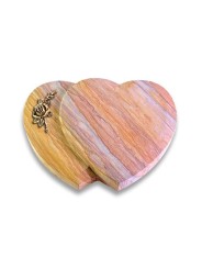 Grabkissen Amoureux/Rainbow Rose 1 (Bronze) 50x40