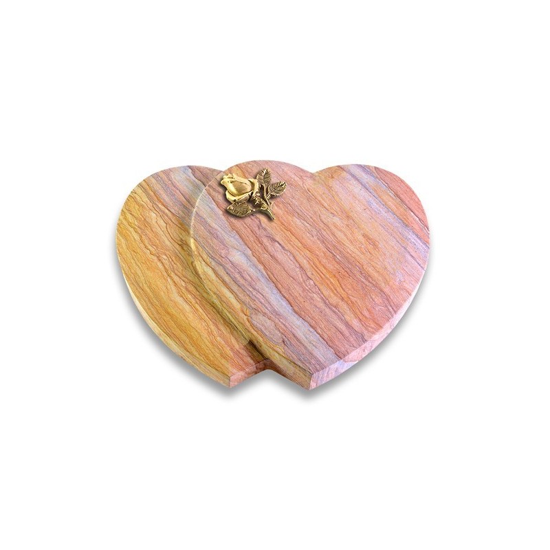 Grabkissen Amoureux/Rainbow Rose 3 (Bronze) 50x40