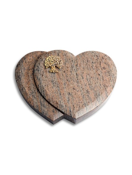 Grabkissen Amoureux/Raw Silk Baum 3 (Bronze) 50x40