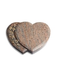 Grabkissen Amoureux/Raw Silk Efeu (Bronze) 50x40