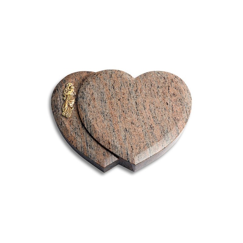 Grabkissen Amoureux/Raw Silk Maria (Bronze) 50x40