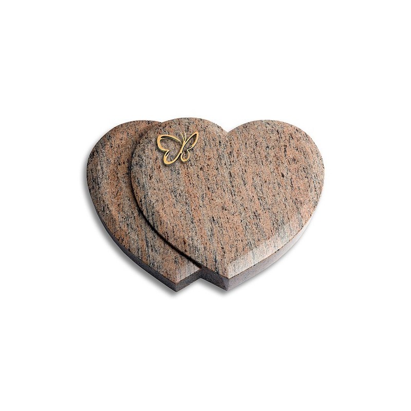 Grabkissen Amoureux/Raw Silk Papillon (Bronze) 50x40