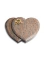 Grabkissen Amoureux/Raw Silk Rose 4 (Bronze) 50x40