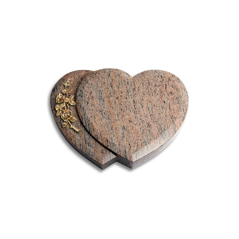 Grabkissen Amoureux/Raw Silk Rose 5 (Bronze) 50x40