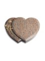 Grabkissen Amoureux/Raw Silk Rose 10 (Bronze) 50x40