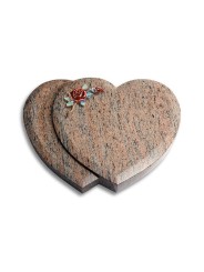 Grabkissen Amoureux/Raw Silk Rose 1 (Color) 50x40