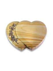 Grabkissen Amoureux/Woodland Efeu (Bronze) 50x40
