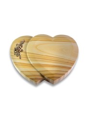 Grabkissen Amoureux/Woodland Rose 1 (Bronze) 50x40