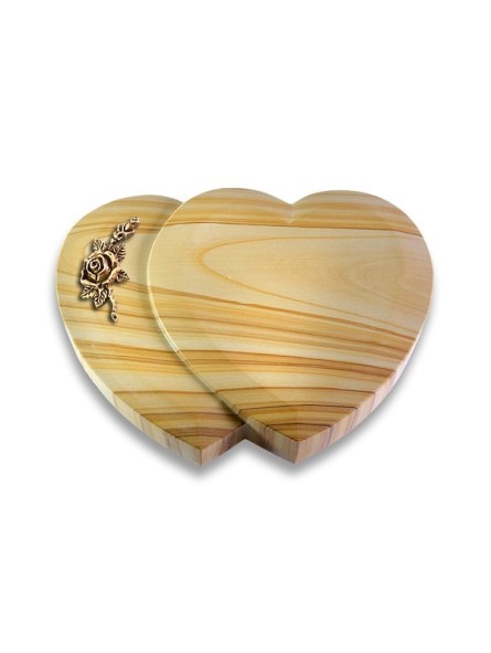 Grabkissen Amoureux/Woodland Rose 1 (Bronze) 50x40