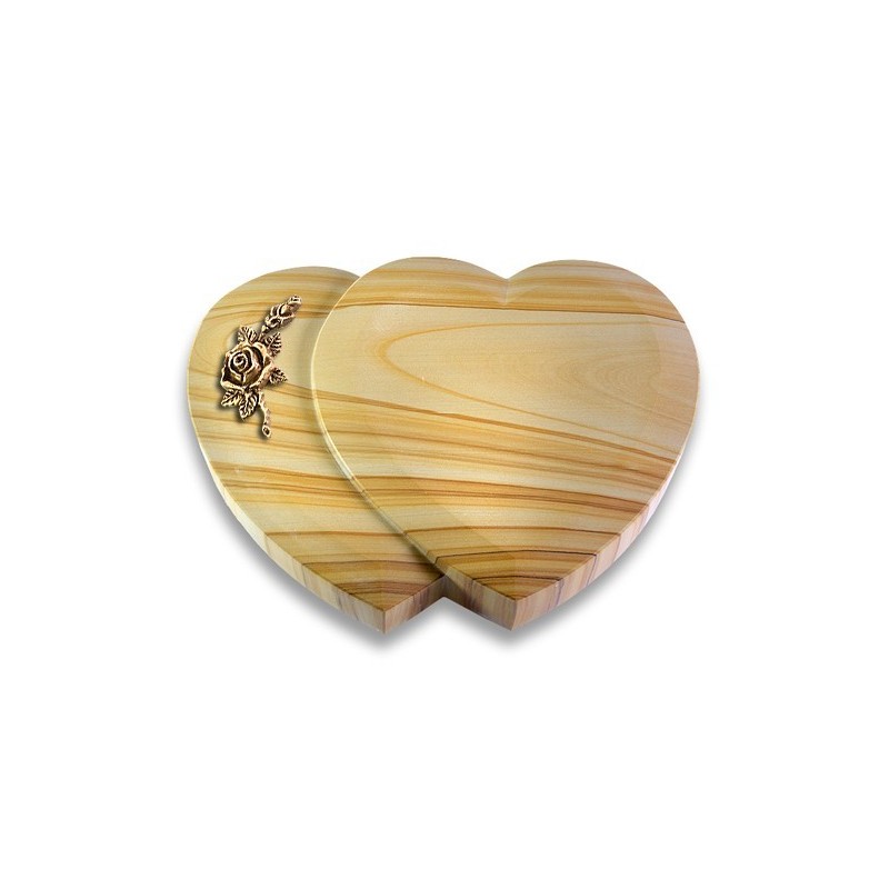 Grabkissen Amoureux/Woodland Rose 1 (Bronze) 50x40