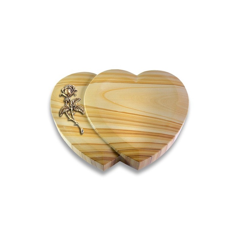 Grabkissen Amoureux/Woodland Rose 2 (Bronze) 50x40